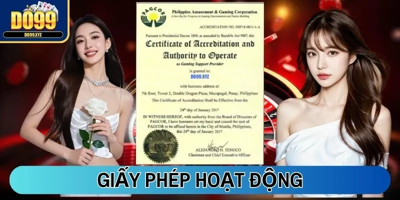 Giấy phép hoạt động